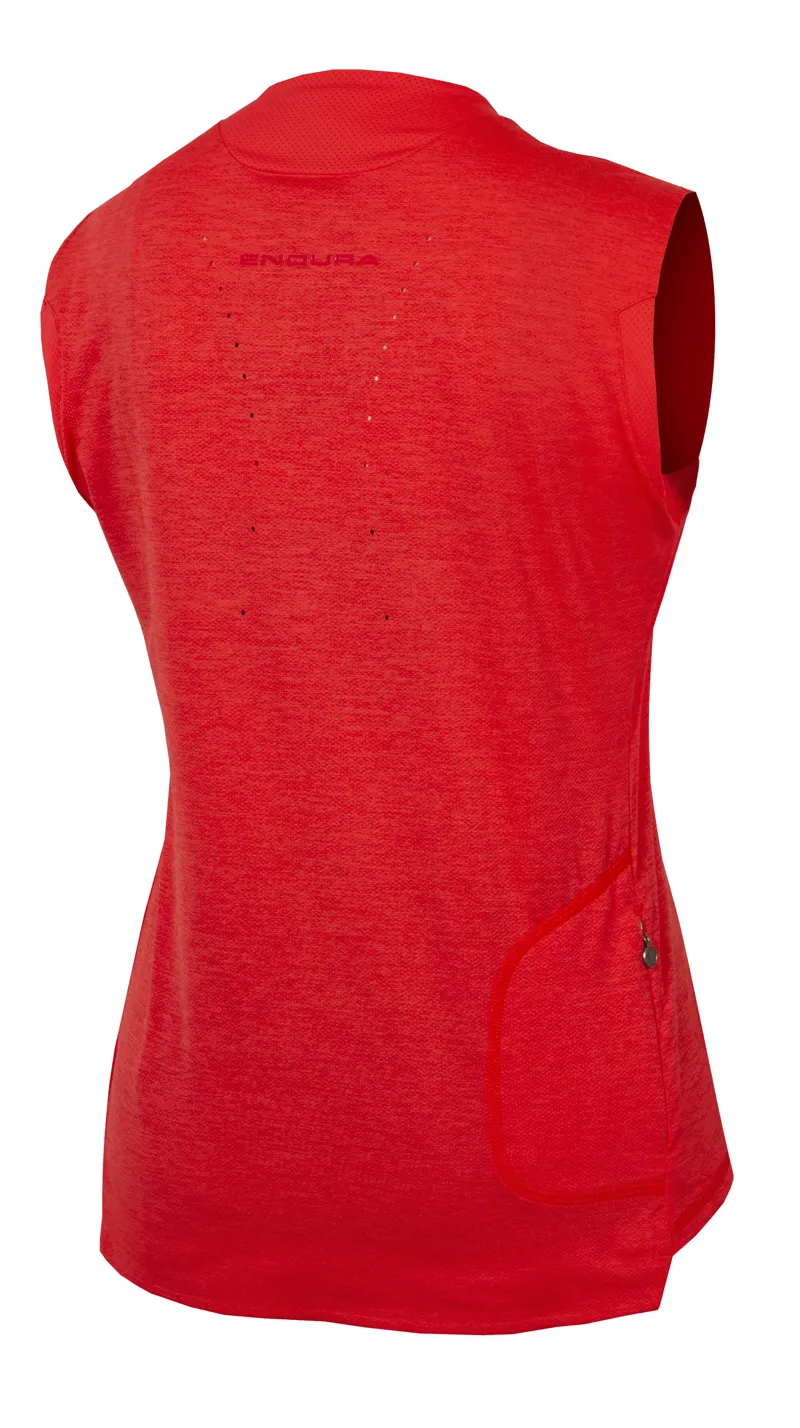Endura SingleTrack Women's Tank Top Pomegranate-1